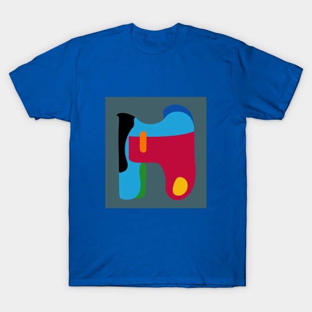 Vivid Abstract Art T-Shirt by JuncaArtPrints